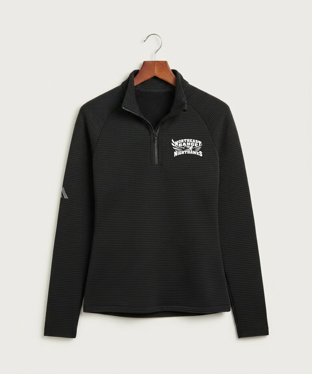 Northeast Range High School Volleyball (Girls) - Black Quarter Zip - Left Chest
