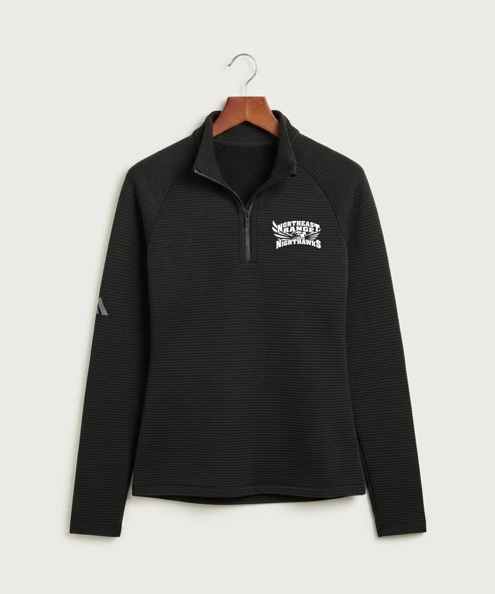 Northeast Range High School Volleyball (Girls) - Black Quarter Zip - Left Chest