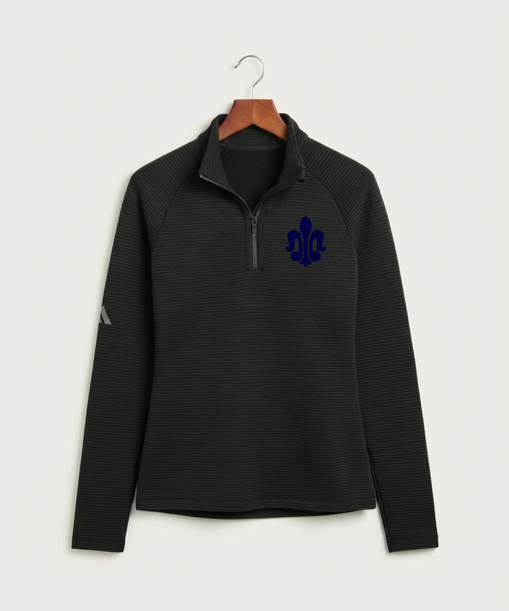 Saint Peter High School Athletics - Black Quarter Zip - Left Chest