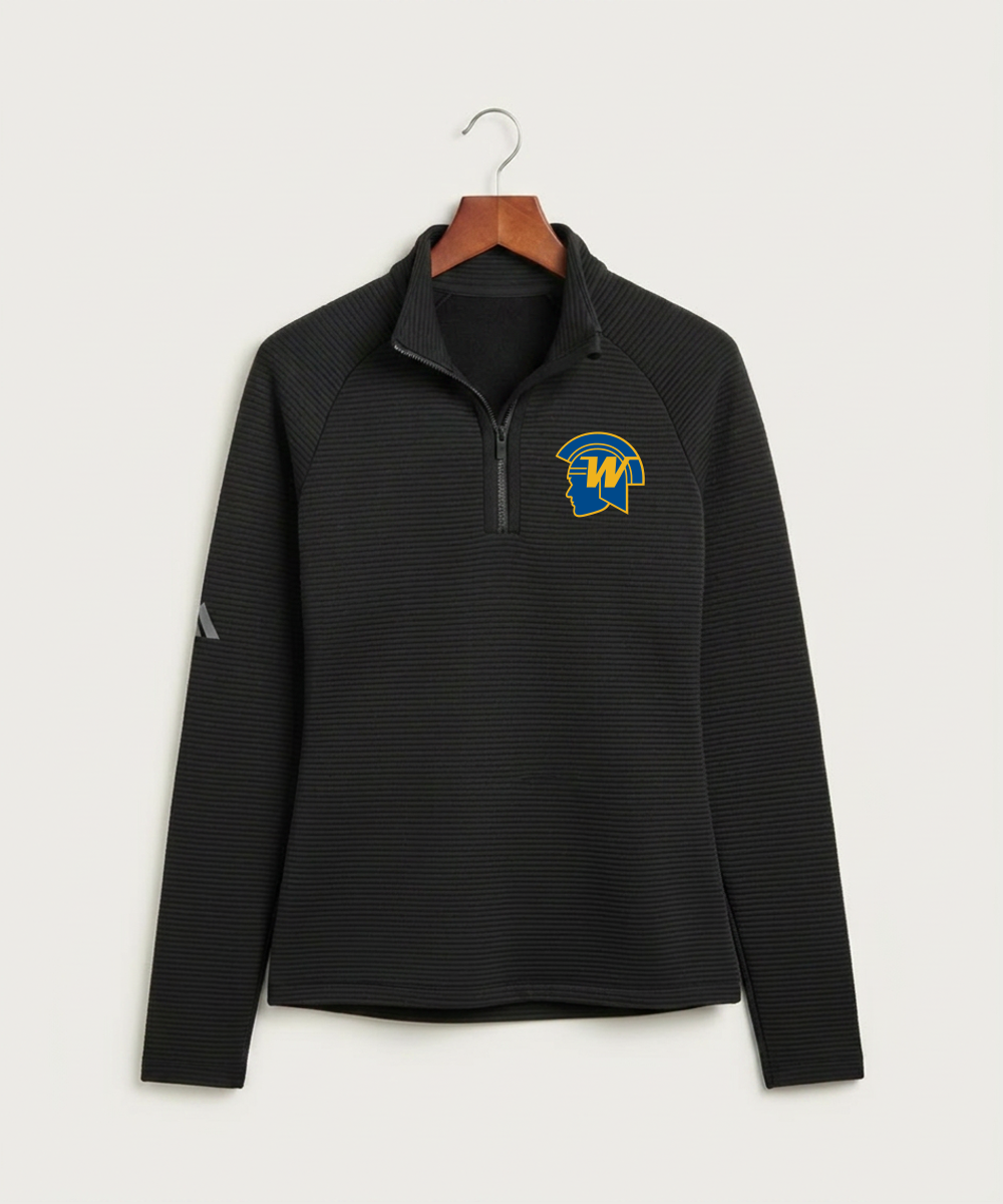 Wayzata High School Football (Boys) - Black Quarter Zip - Left Chest