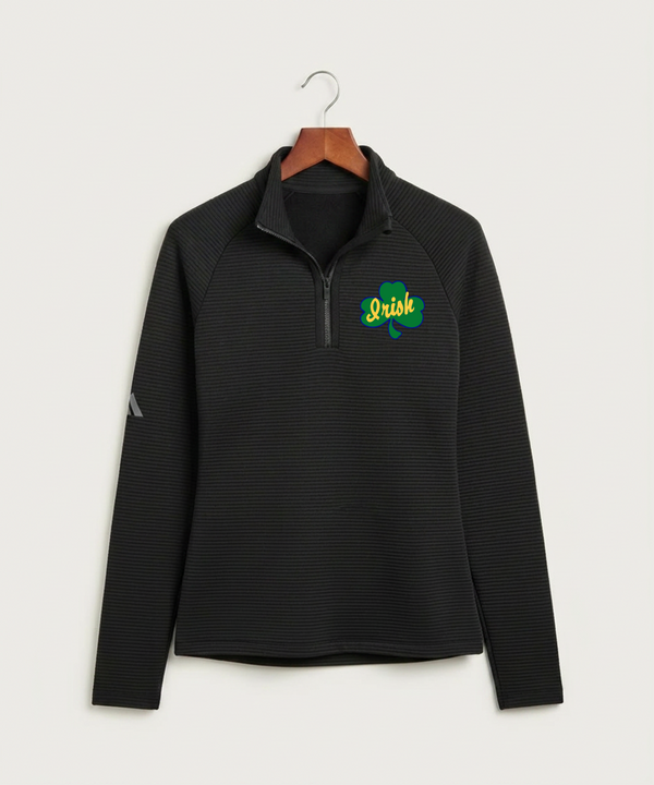 Rosemount High School Volleyball (Girls) - Black Quarter Zip - Left Chest
