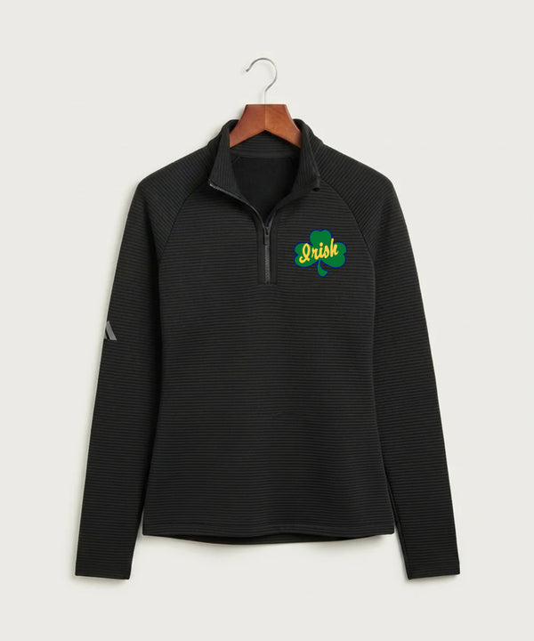 Rosemount High School Volleyball (Girls) - Black Quarter Zip - Left Chest