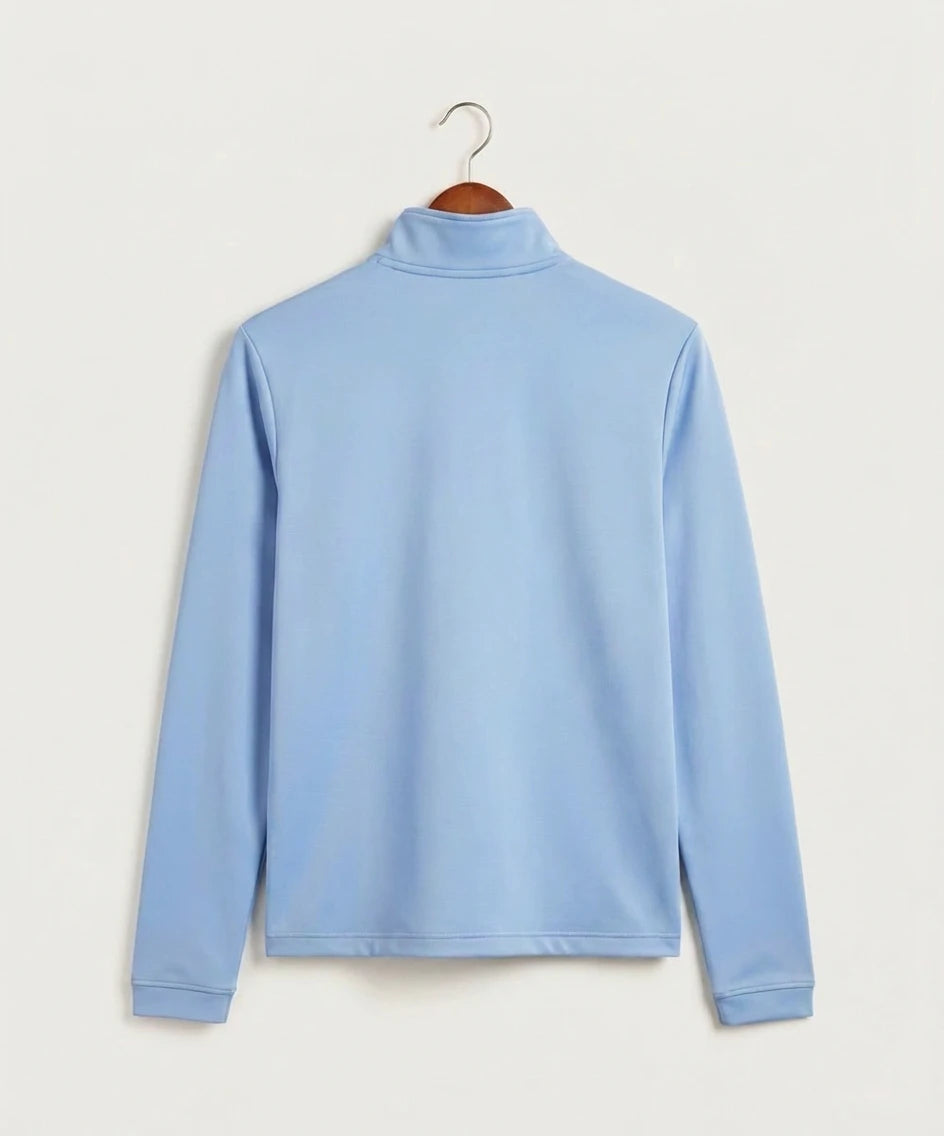 Green Bay Southwest High School Volleyball (Girls) - Blue Fusion Men's Ultimate365 Lightweight Quarter-Zip Pullover — back