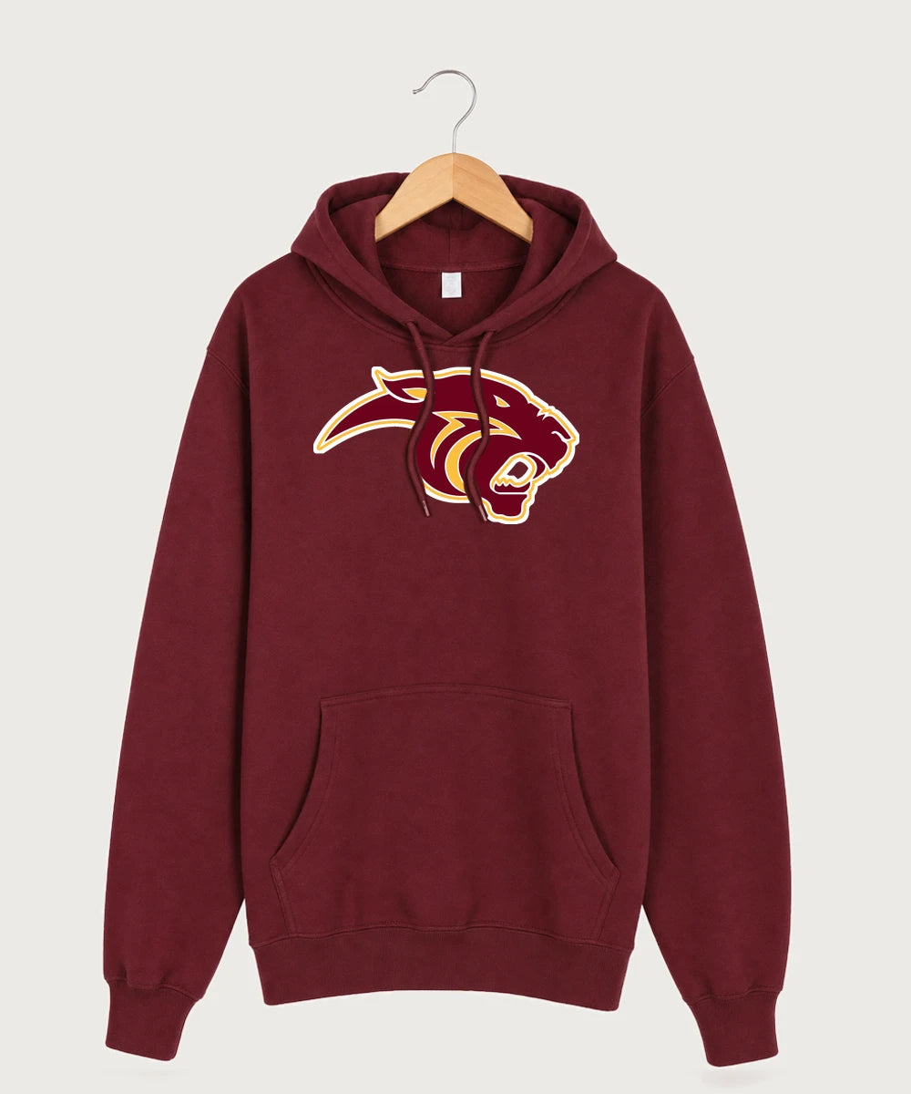 Pine Island High School Football (Boys) - Burgundy Hoodie Value