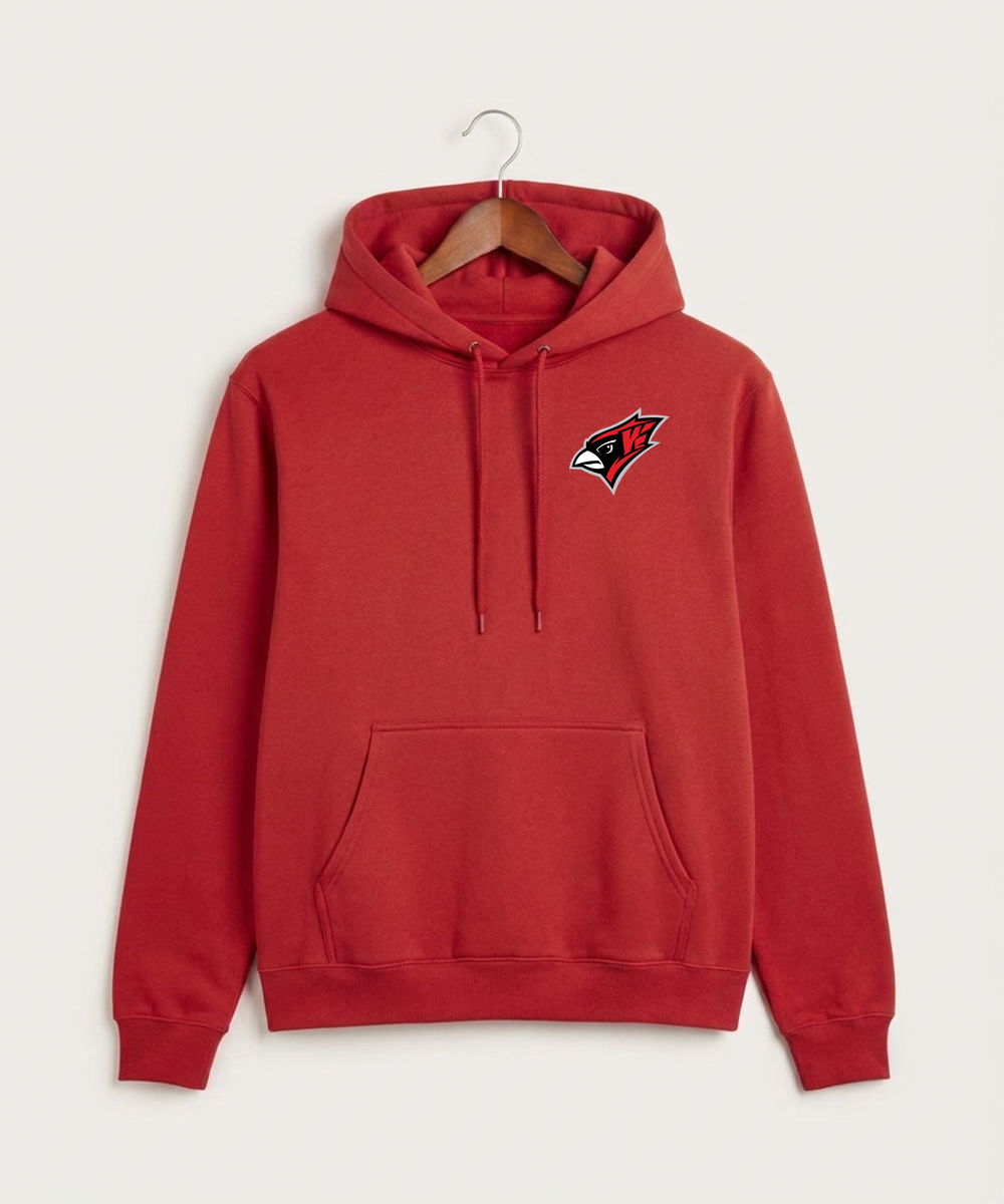 Willmar High School Athletics - Cardinal Hoodie Value - Left Chest