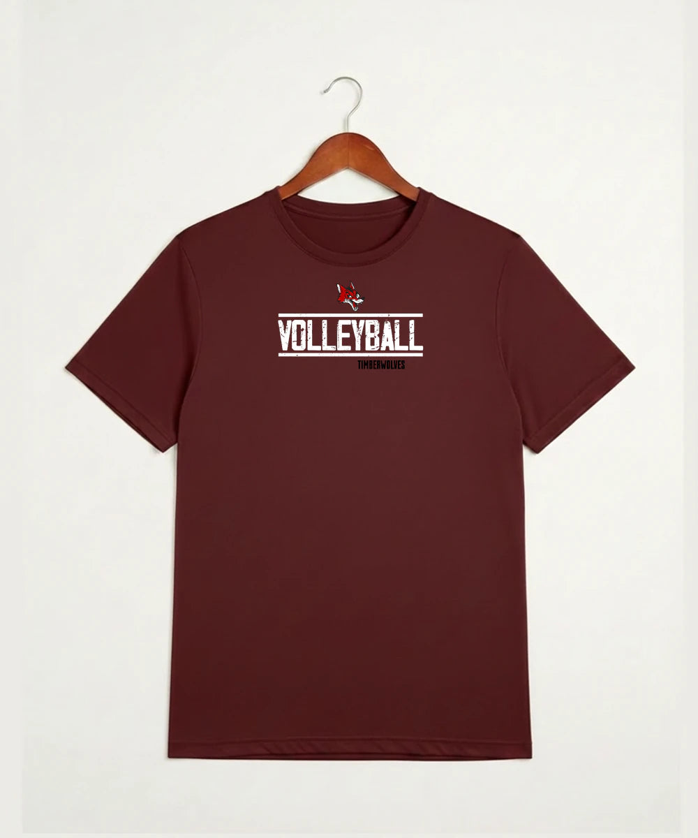 Ely Memorial High School Volleyball (Girls) - Cardinal Sport-Tek PosiCharge Competitor Tee. ST350