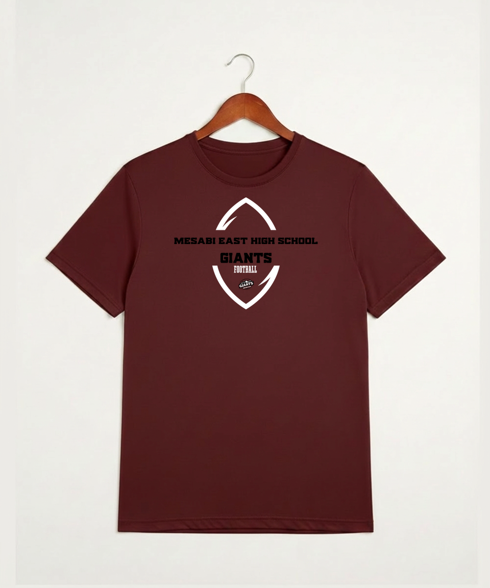 Mesabi East High School Football (Boys) - Cardinal Sport-Tek PosiCharge Competitor Tee. ST350