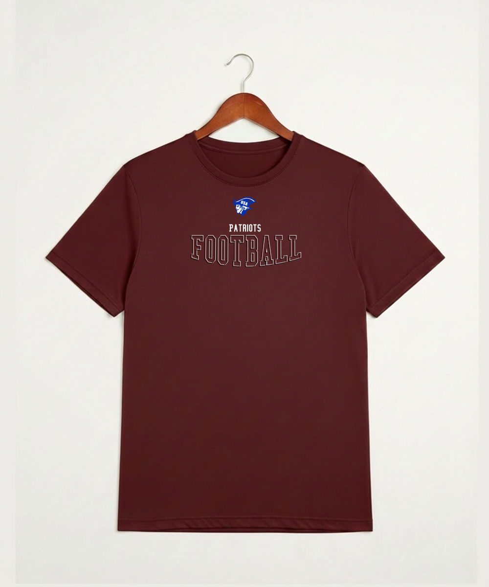 Upsala High School Football (Boys) - Cardinal Sport-Tek PosiCharge Competitor Tee. ST350