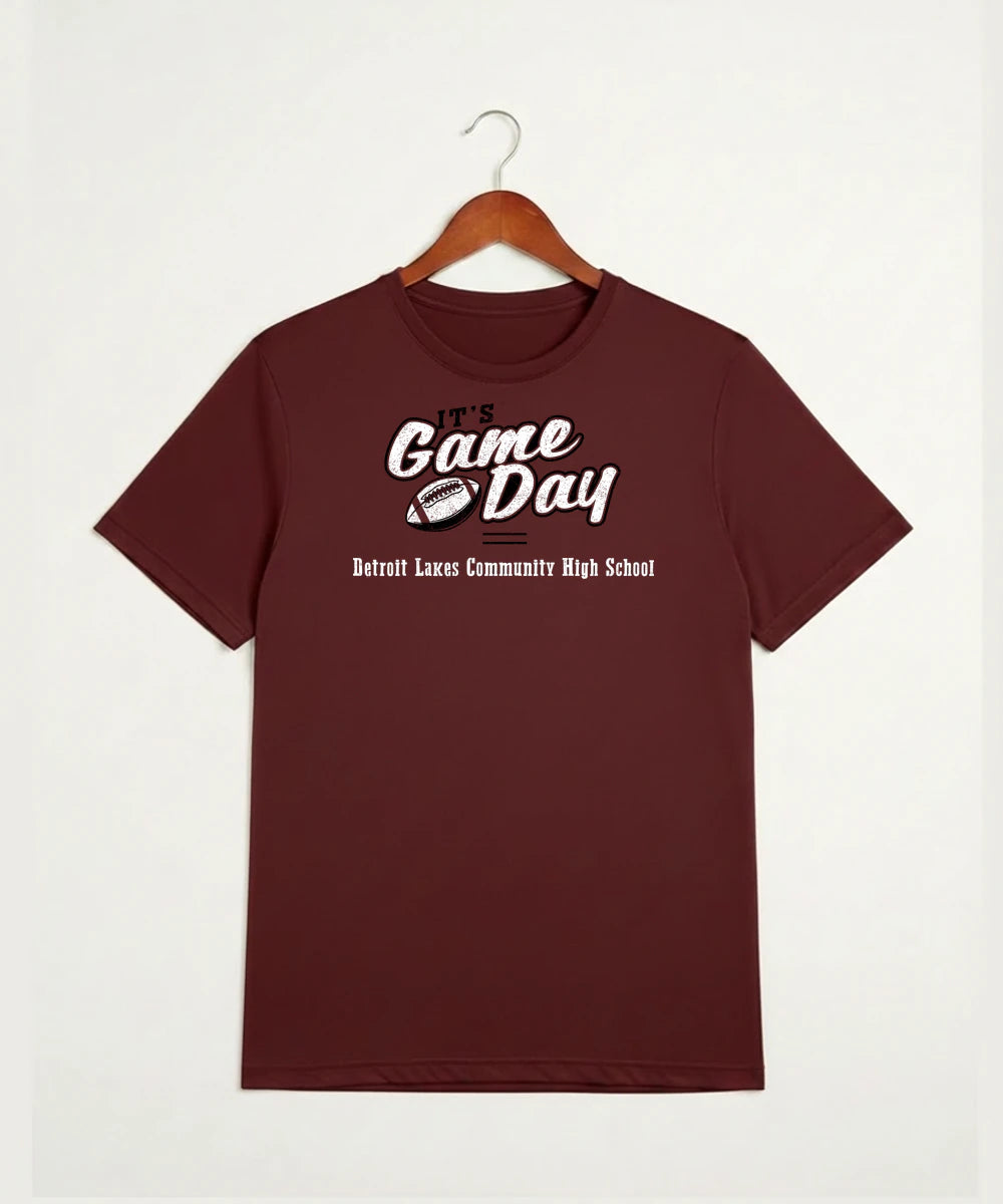Detroit Lakes Community High School Football (Boys) - Cardinal Sport-Tek PosiCharge Competitor Tee. ST350