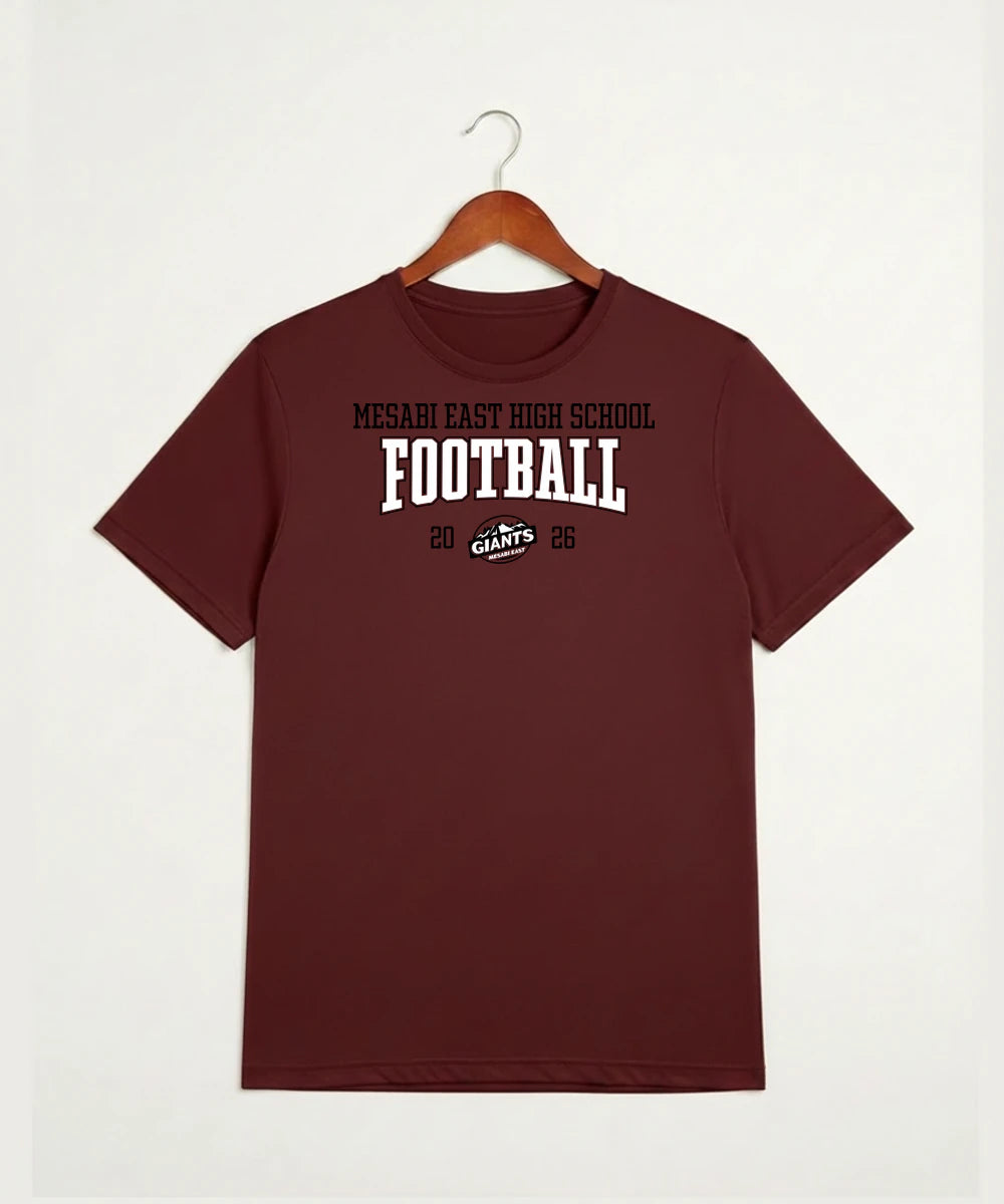 Mesabi East High School Football (Boys) - Cardinal Sport-Tek PosiCharge Competitor Tee. ST350