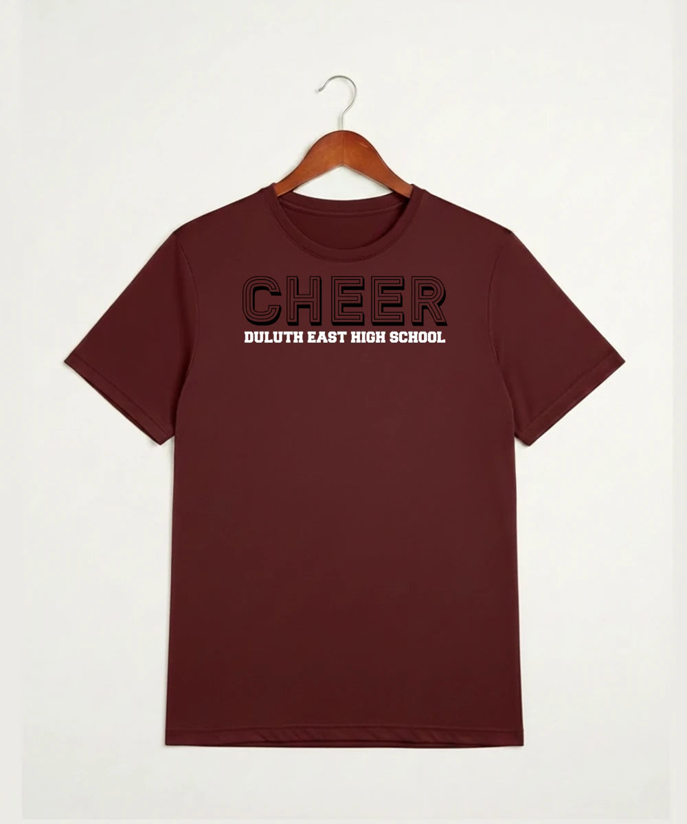 Duluth East High School Cheer (Coed) - Cardinal Sport-Tek PosiCharge Competitor Tee. ST350
