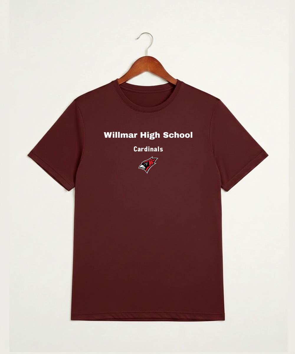 Willmar High School Athletics - Cardinal Sport-Tek PosiCharge Competitor Tee. ST350