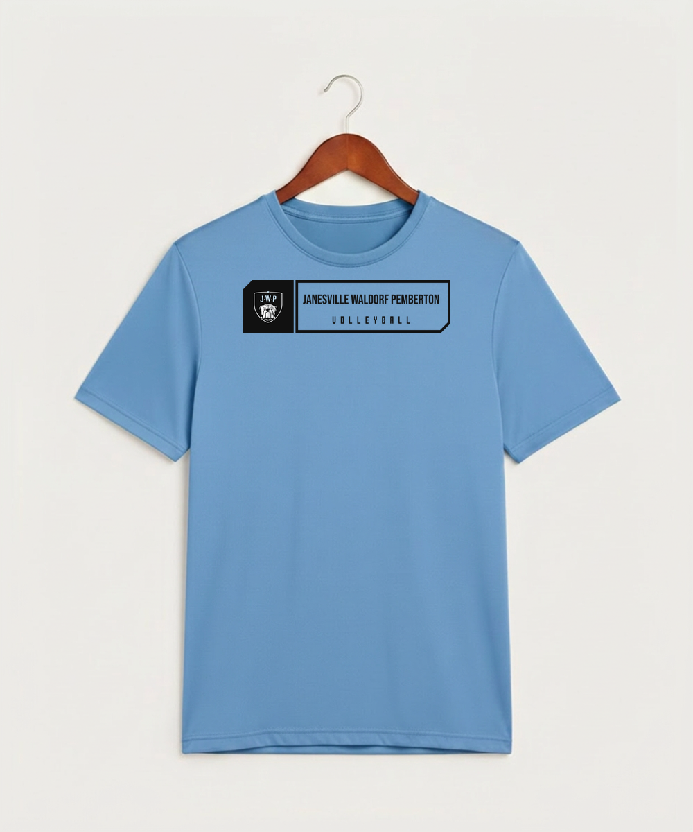 Janesville Waldorf Pemberton Volleyball (Girls) - Carolina Blue Sport-Tek PosiCharge Competitor Tee. ST350