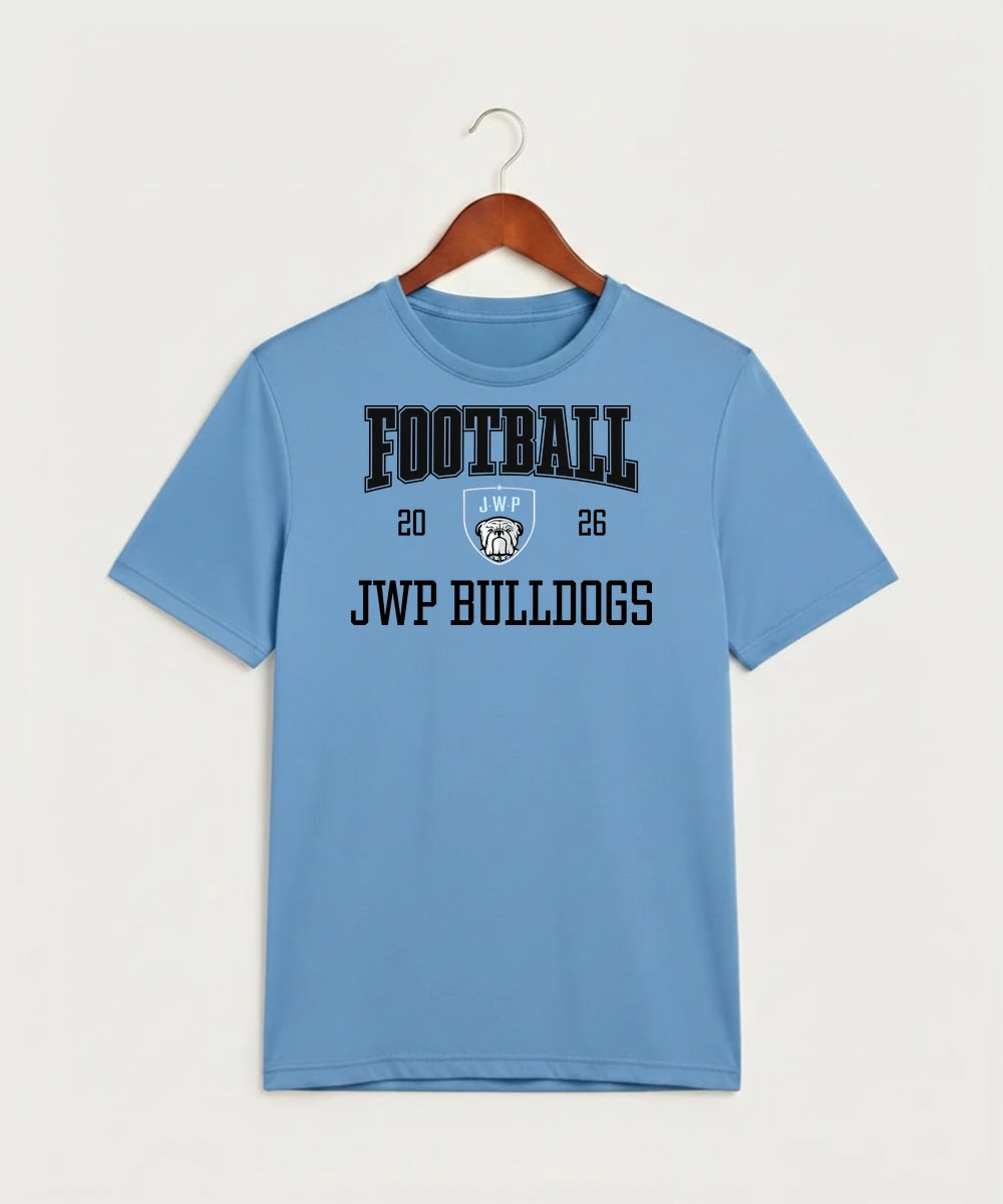 Janesville Waldorf Pemberton Football (Boys) - Carolina Blue Sport-Tek PosiCharge Competitor Tee. ST350