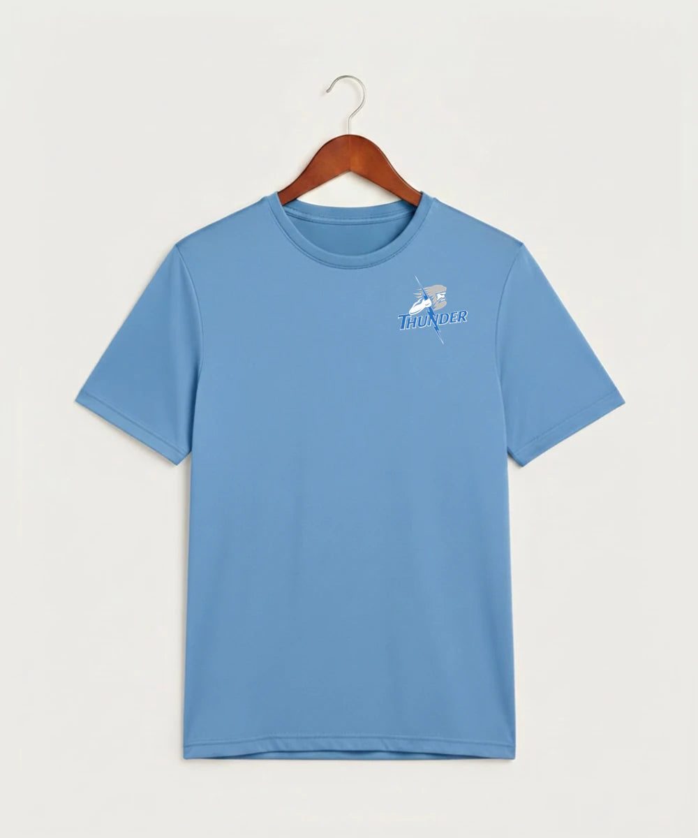 Long Prairie Grey Eagle High School Football (Boys) - Carolina Blue Sport-Tek PosiCharge Competitor Tee. ST350