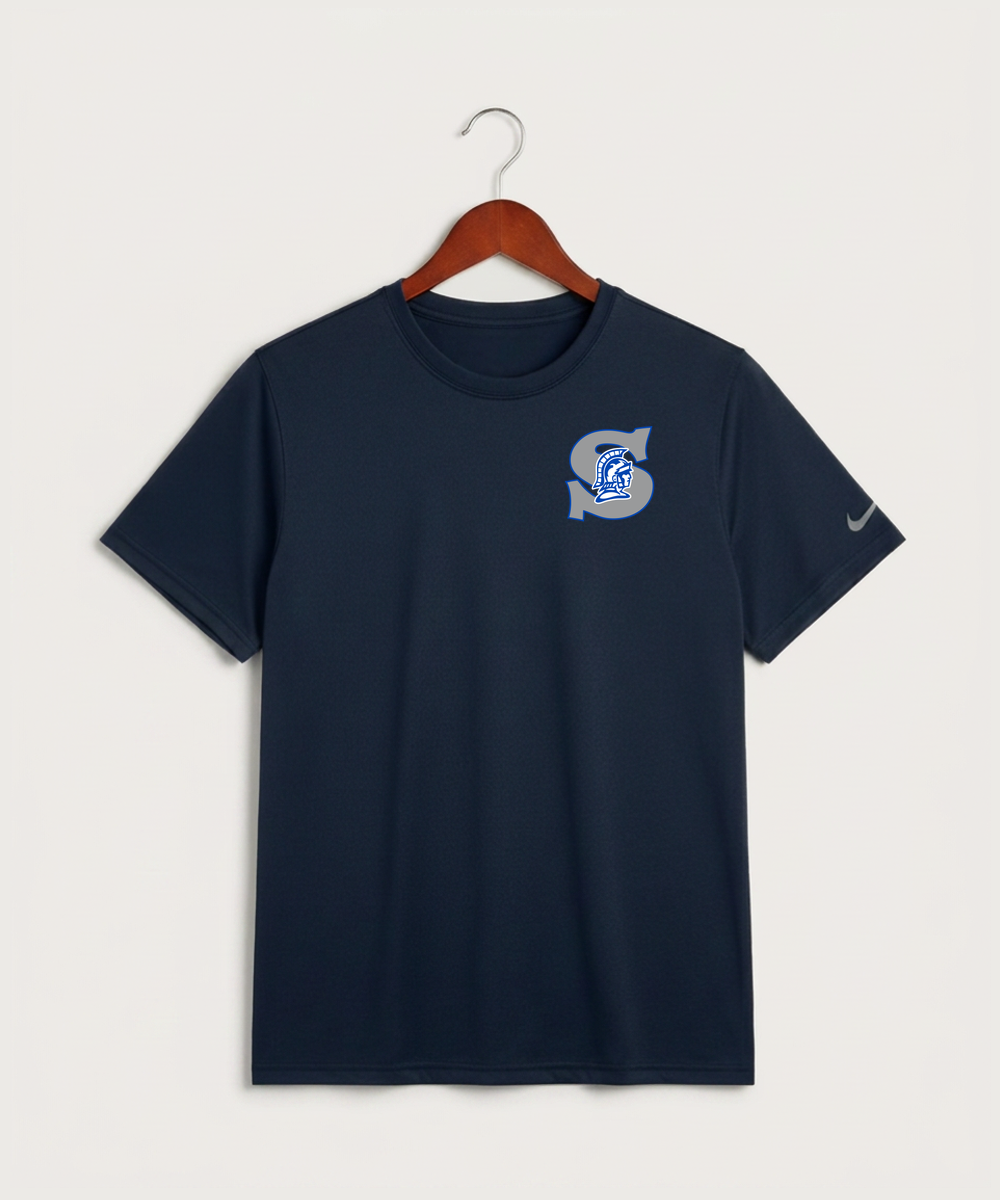 Green Bay Southwest High School Volleyball (Girls) - College Navy Nike Swoosh Sleeve rLegend Tee NKDX8730