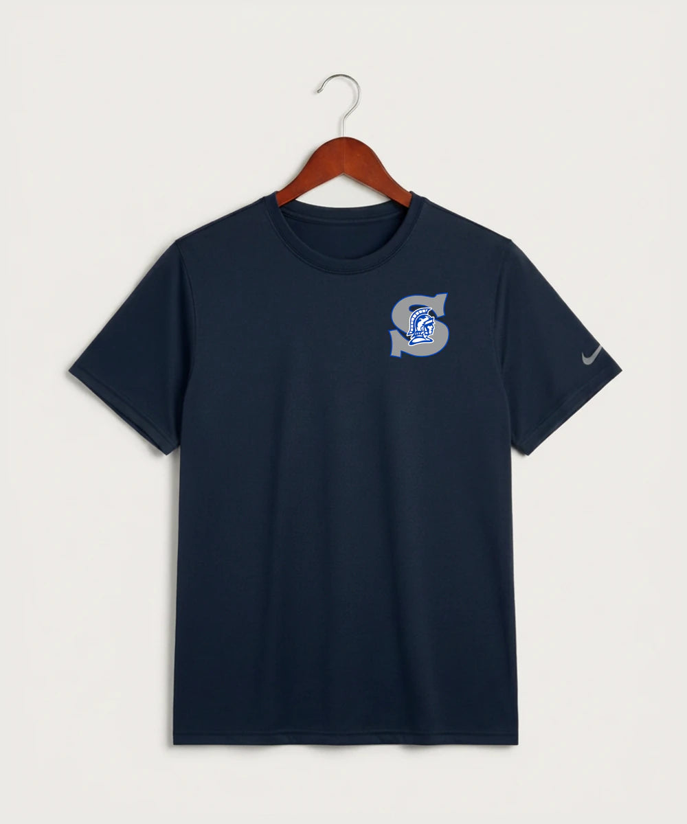 Green Bay Southwest High School Volleyball (Girls) - College Navy Nike Swoosh Sleeve rLegend Tee NKDX8730