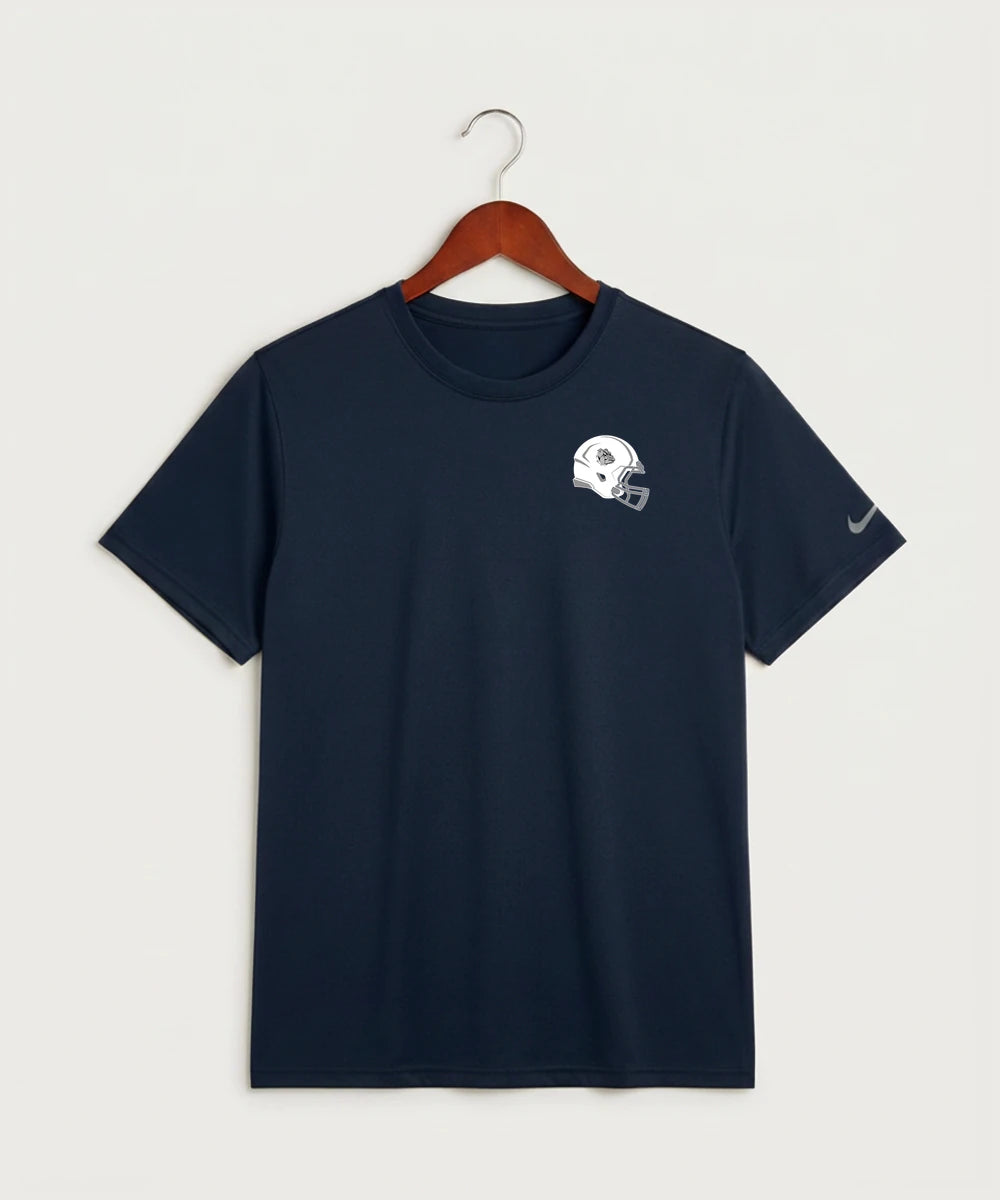Sargent County High School Football (Boys) - College Navy Nike Swoosh Sleeve rLegend Tee NKDX8730
