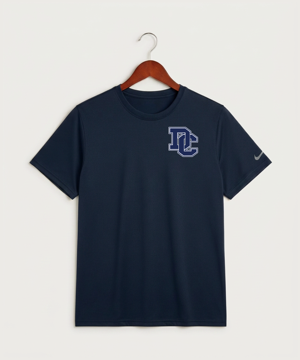 Dassel Cokato High School Football (Boys) - College Navy Nike Swoosh Sleeve rLegend Tee NKDX8730