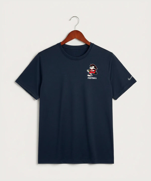 John Marshall High School Basketball (Boys) - College Navy Nike Swoosh Sleeve rLegend Tee NKDX8730