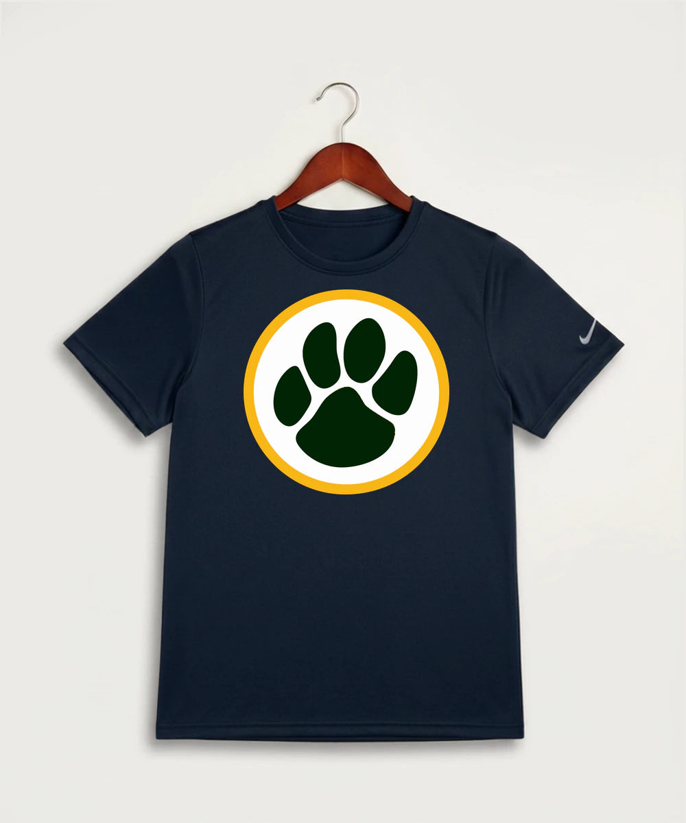 Ashwaubenon High School Football (Boys) - College Navy Nike Youth Swoosh Sleeve rLegend Tee NKDX8787