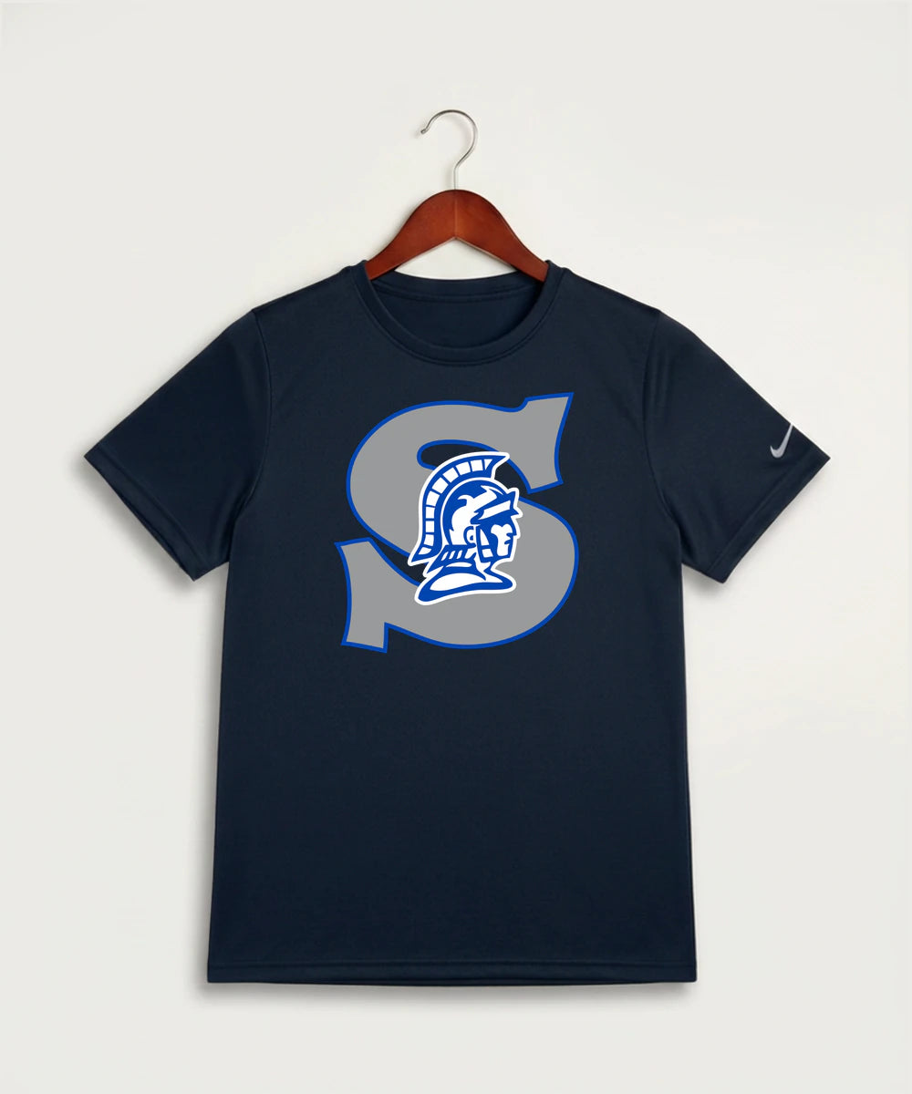 Green Bay Southwest High School Volleyball (Girls) - College Navy Nike Youth Swoosh Sleeve rLegend Tee NKDX8787