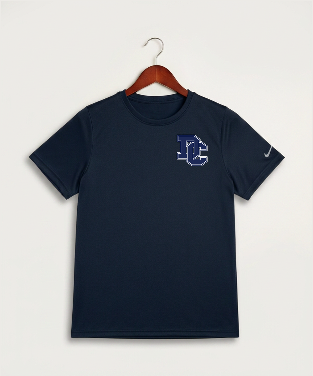 Dassel Cokato High School Football (Boys) - College Navy Nike Youth Swoosh Sleeve rLegend Tee NKDX8787