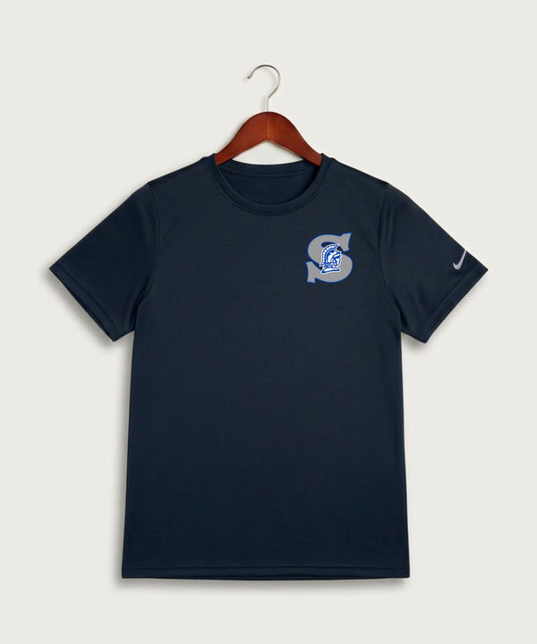 Green Bay Southwest High School Volleyball (Girls) - College Navy Nike Youth Swoosh Sleeve rLegend Tee NKDX8787