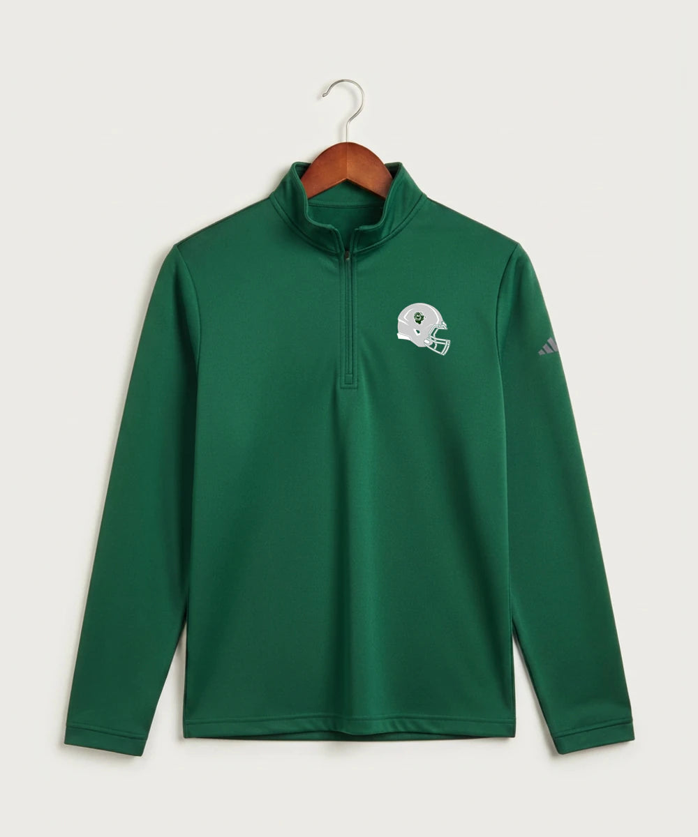 Roseau High School Football (Boys) - Collegiate Green Men's Ultimate365 Lightweight Quarter-Zip Pullover