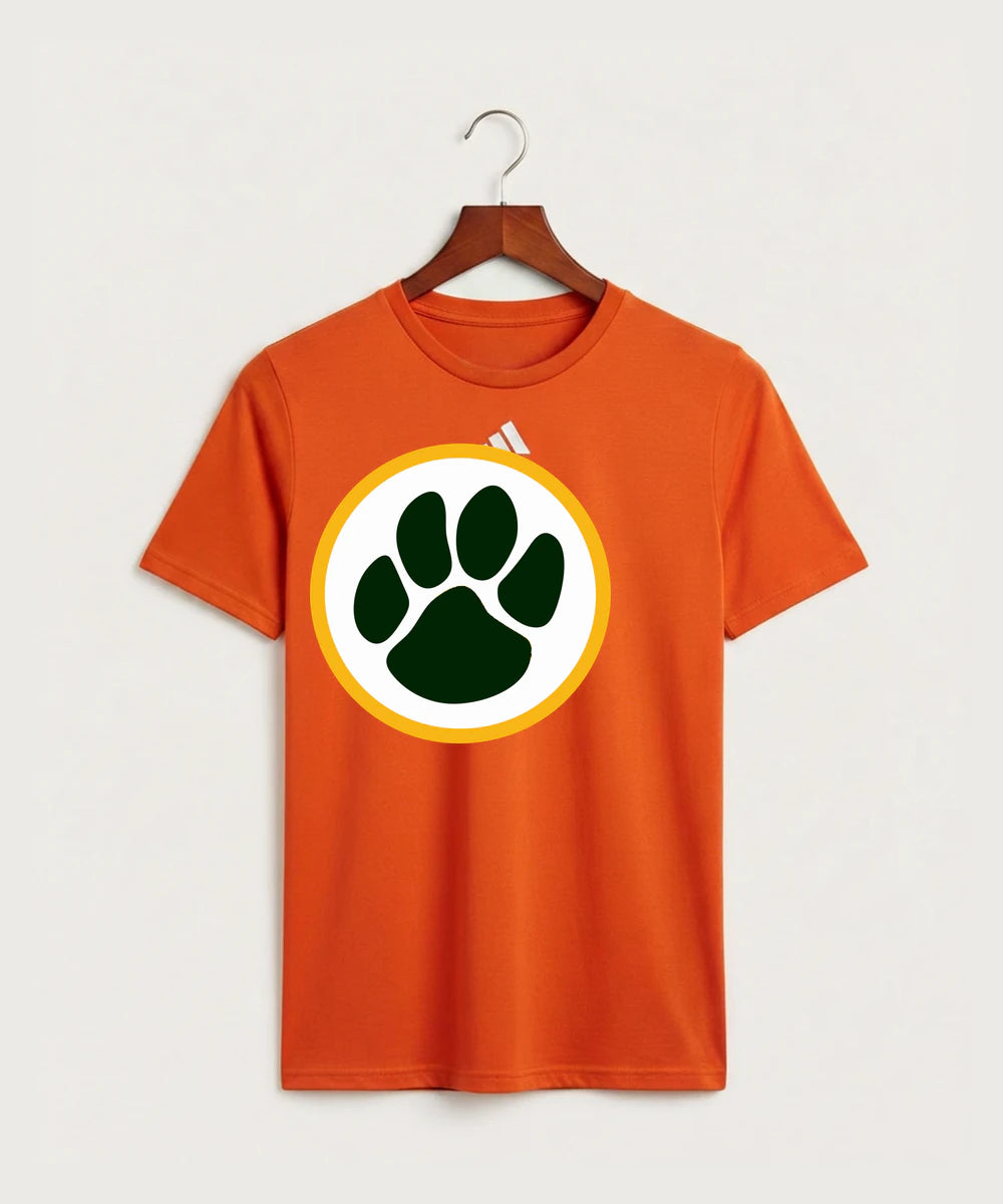 Ashwaubenon High School Football (Boys) - Collegiate Orange/ White Men's Pregame T-Shirt