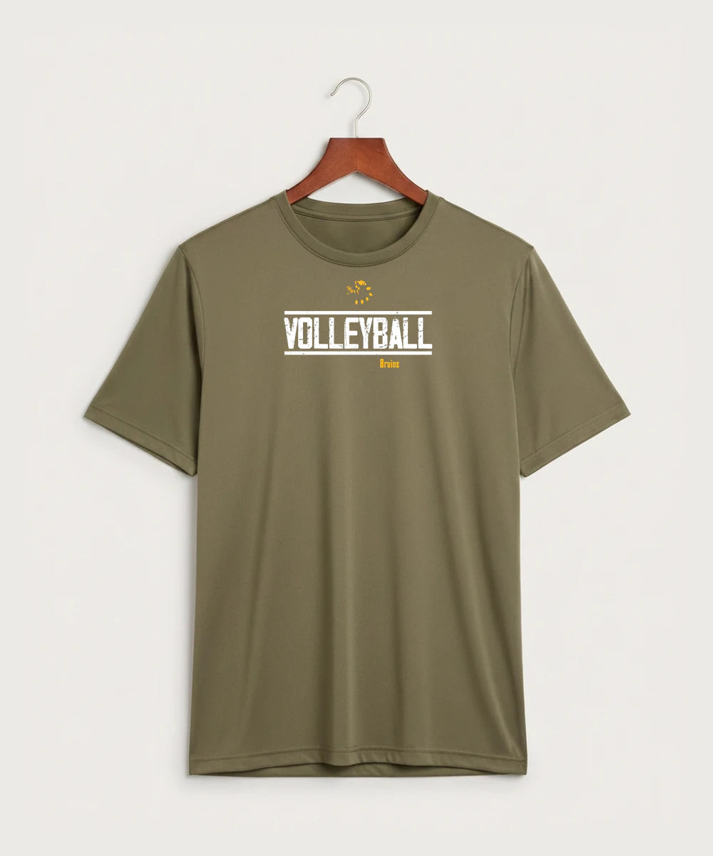 Fargo South High School Volleyball (Girls) - Coyote Brown Sport-Tek PosiCharge Competitor Tee. ST350