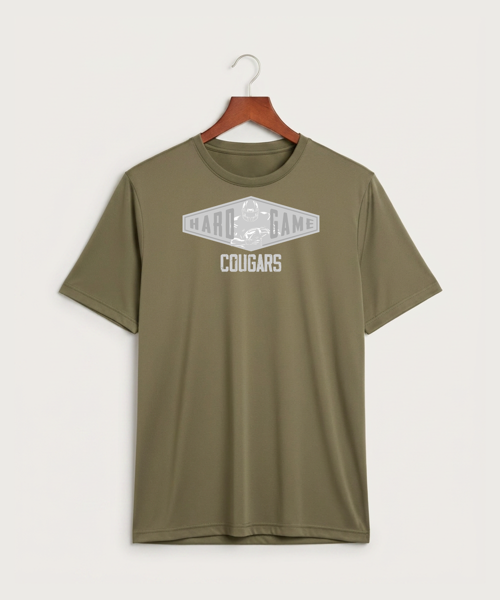 Ada Borup High School Football (Boys) - Coyote Brown Sport-Tek PosiCharge Competitor Tee. ST350
