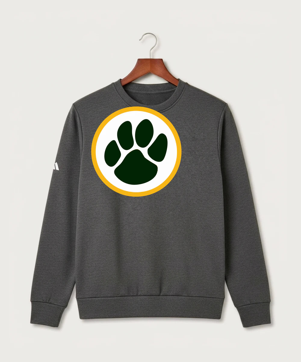 Ashwaubenon High School Football (Boys) - Dark Grey Heather Unisex Fleece Crewneck Sweatshirt