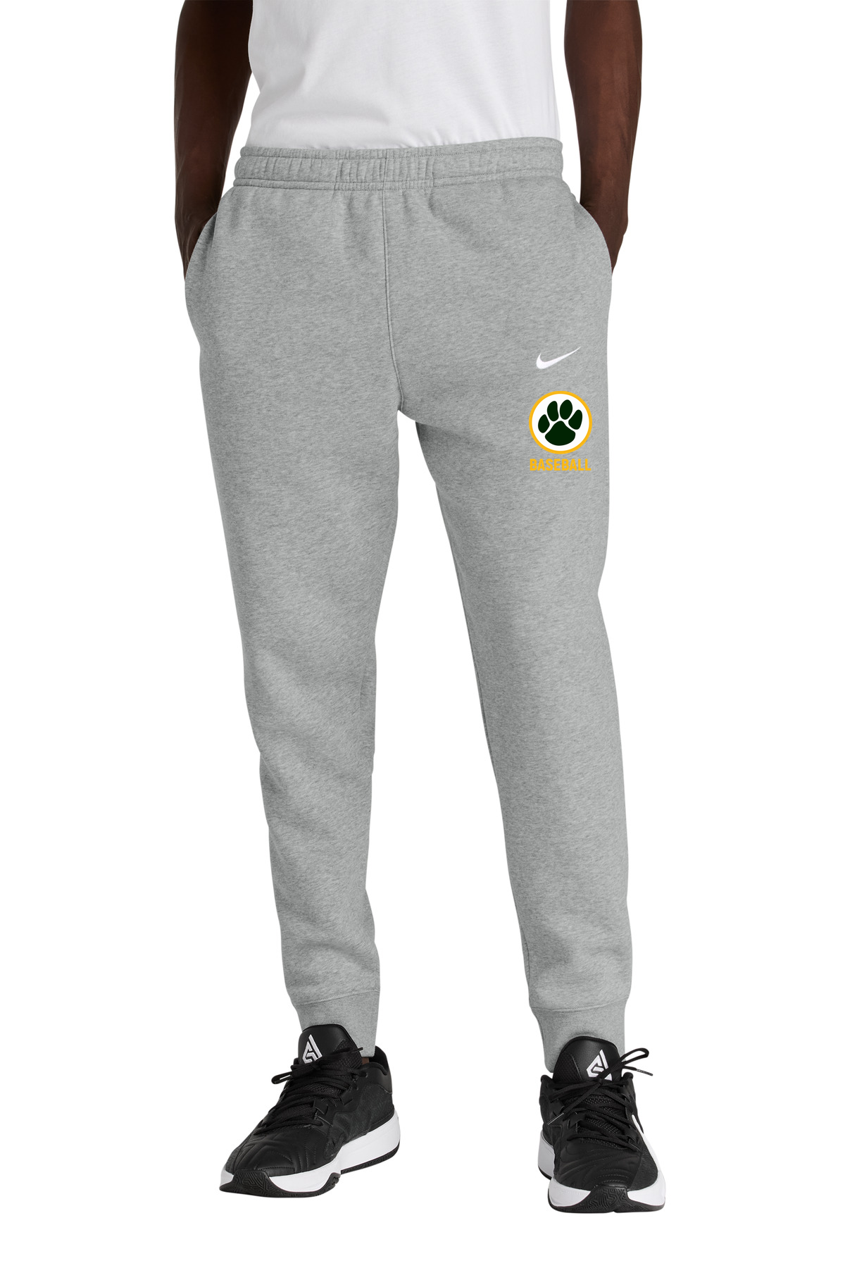 Ashwaubenon High School Baseball (Boys) - Dark Grey Heather Nike Club Fleece Jogger NKHM8045