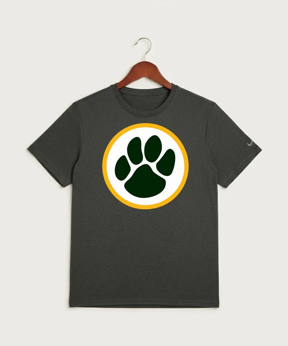 Ashwaubenon High School Football (Boys) - Dark Smoke Heather Nike Swoosh Sleeve rLegend Tee NKDX8730