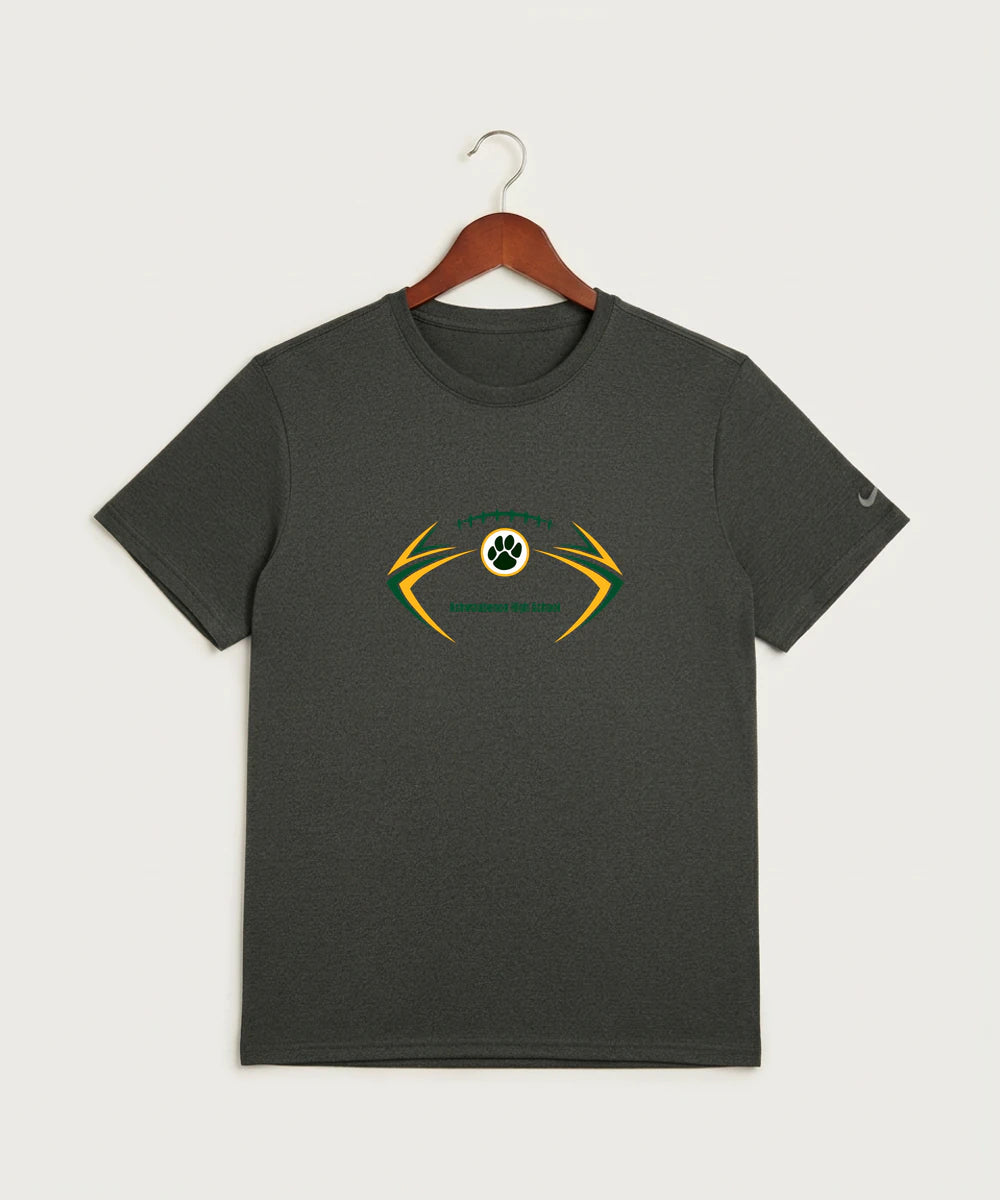 Ashwaubenon High School Football (Boys) - Dark Smoke Heather Nike Swoosh Sleeve rLegend Tee NKDX8730