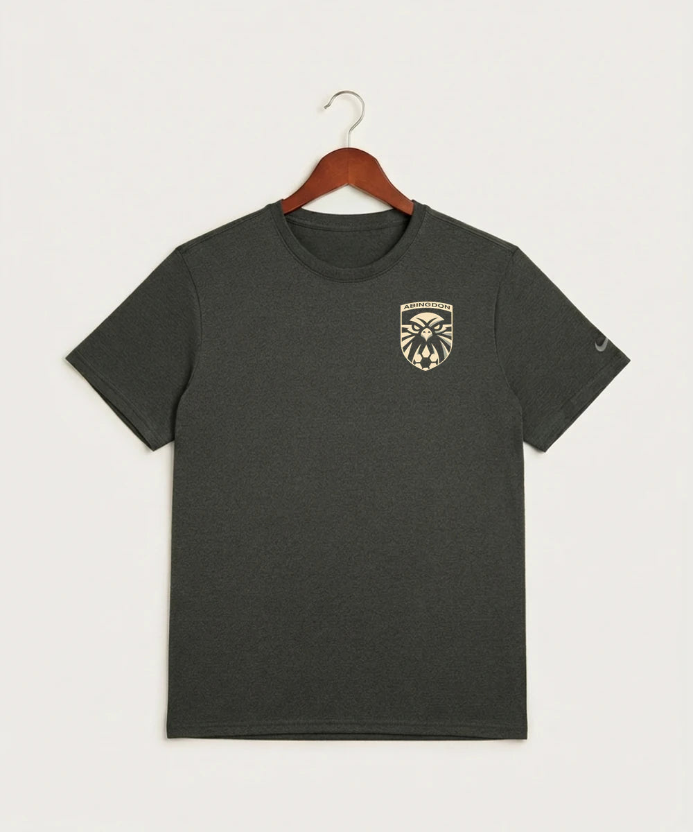 Abingdon High School Football (Boys) - Dark Smoke Heather Nike Swoosh Sleeve rLegend Tee NKDX8730