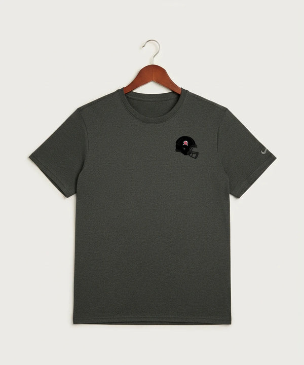 Hancock High School Football (Boys) - Dark Smoke Heather Nike Swoosh Sleeve rLegend Tee NKDX8730