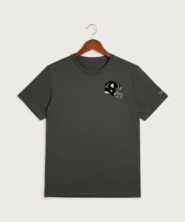 Wauwatosa West Football - Dark Smoke Heather Nike Swoosh Sleeve rLegend Tee NKDX8730