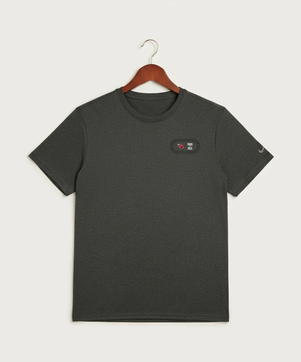 Forreston Track and Field - Dark Smoke Heather Nike Swoosh Sleeve rLegend Tee NKDX8730