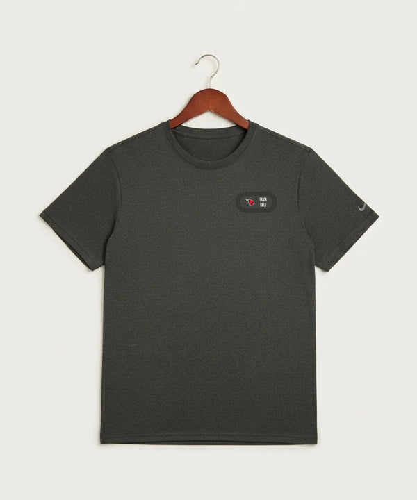 Forreston Track and Field - Dark Smoke Heather Nike Swoosh Sleeve rLegend Tee NKDX8730