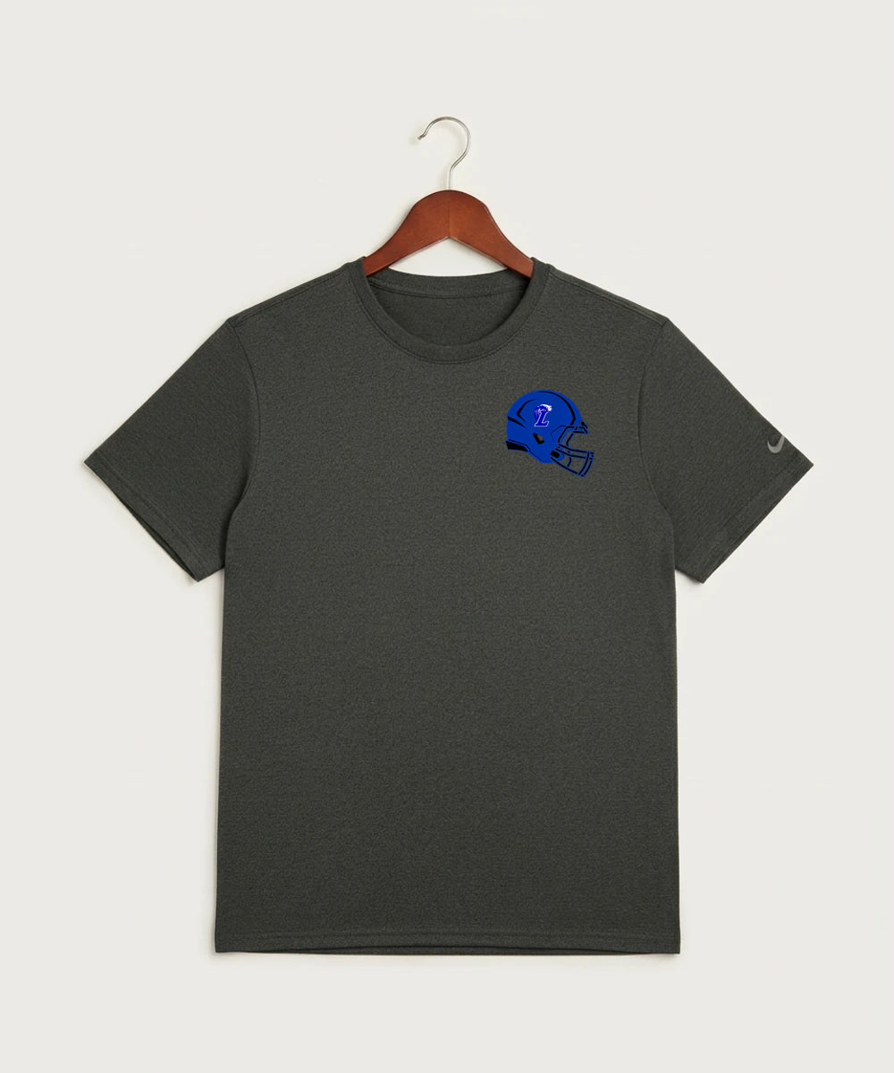 Lakeview High School Football (Boys) - Dark Smoke Heather Nike Swoosh Sleeve rLegend Tee NKDX8730