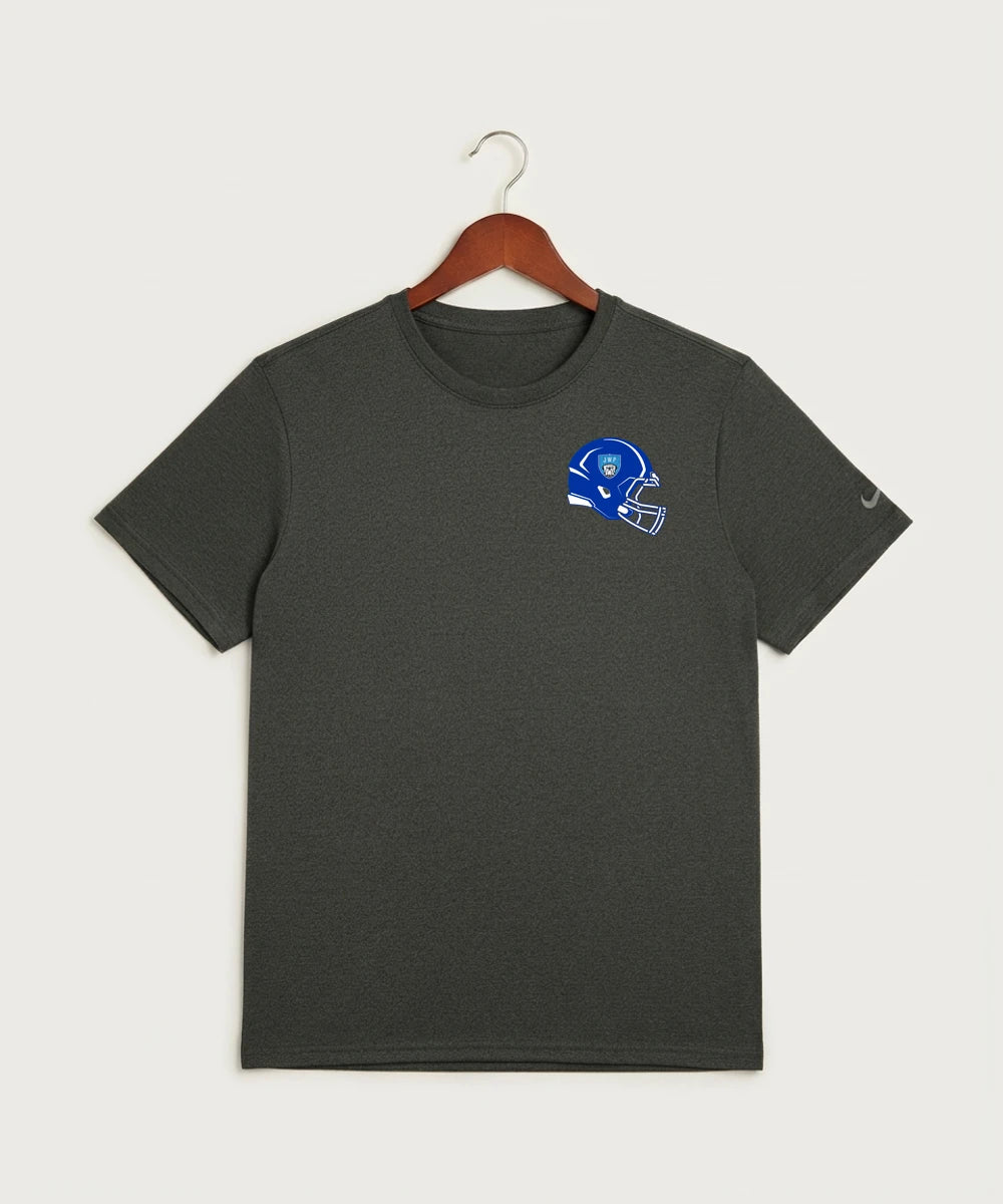 Janesville Waldorf Pemberton Football (Boys) - Dark Smoke Heather Nike Swoosh Sleeve rLegend Tee NKDX8730