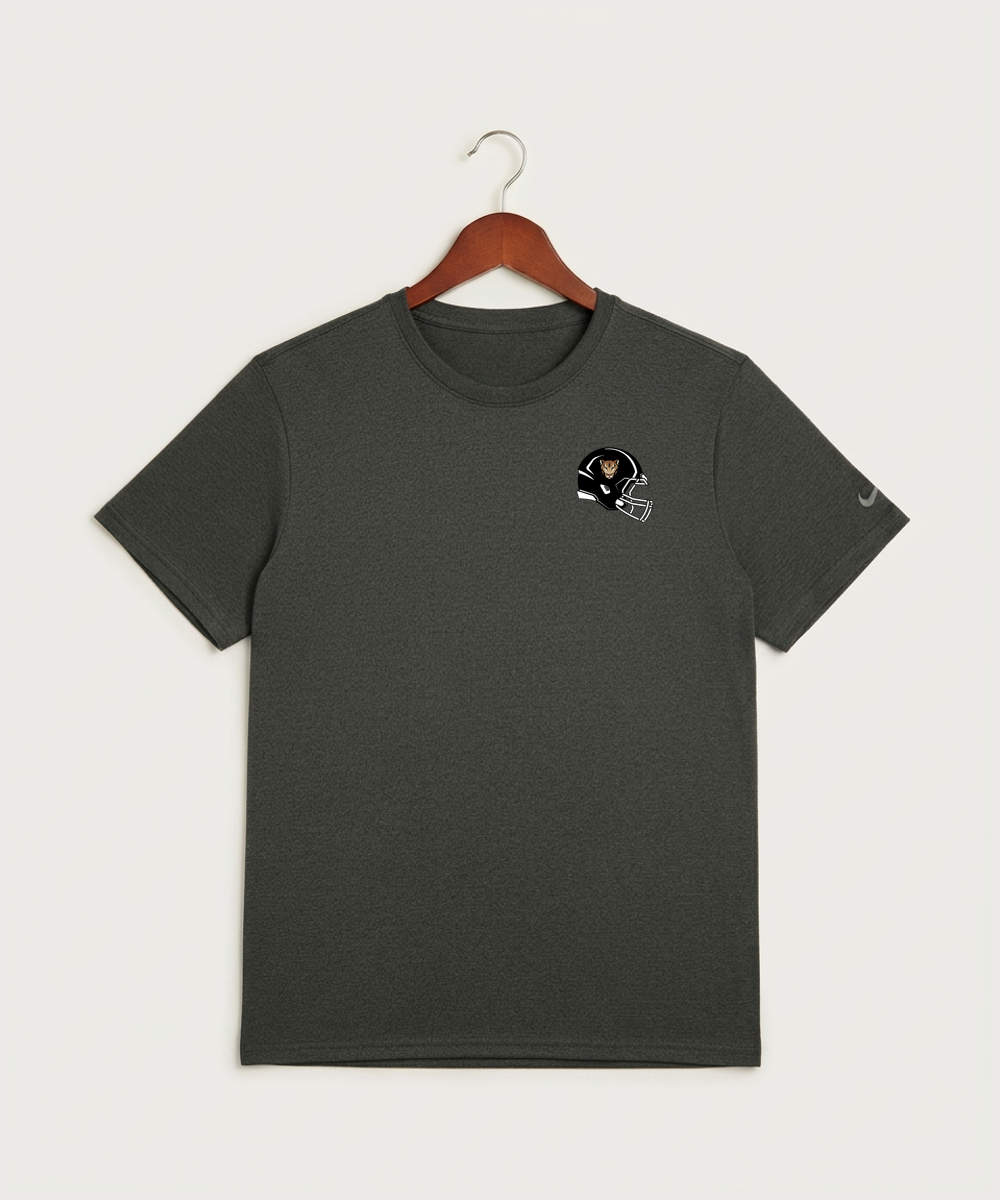 Ada Borup High School Football (Boys) - Dark Smoke Heather Nike Swoosh Sleeve rLegend Tee NKDX8730