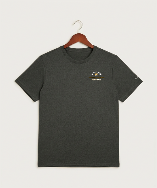 Sibley East High School Football (Boys) - Dark Smoke Heather Nike Swoosh Sleeve rLegend Tee NKDX8730
