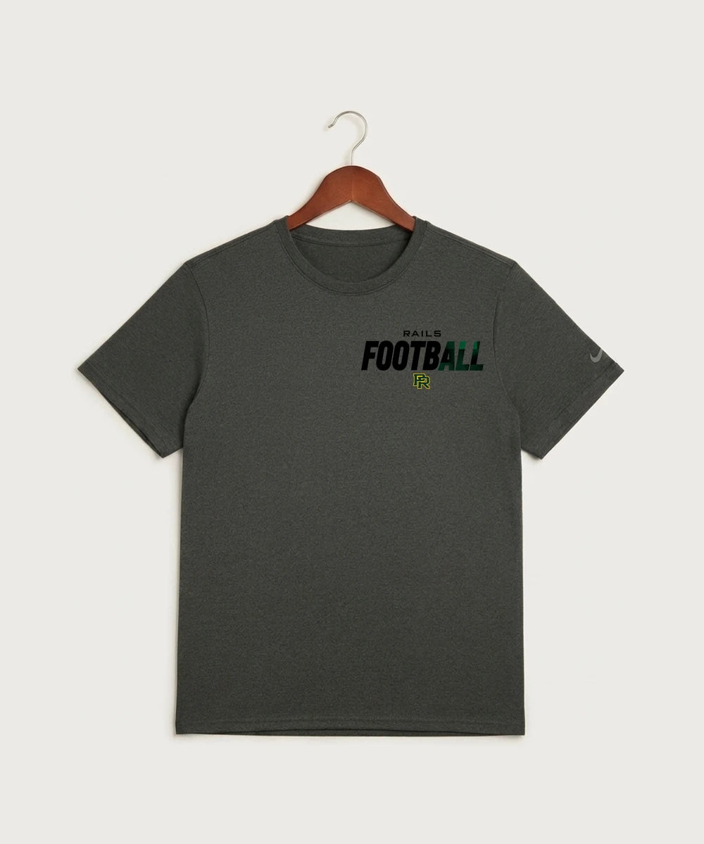 Proctor High School Football (Boys) - Dark Smoke Heather Nike Swoosh Sleeve rLegend Tee NKDX8730