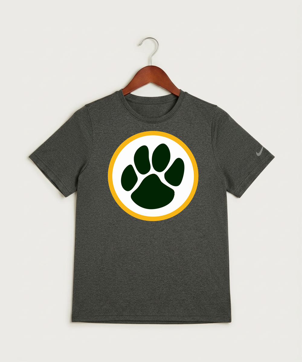 Ashwaubenon High School Football (Boys) - Dark Smoke Heather Nike Youth Swoosh Sleeve rLegend Tee NKDX8787