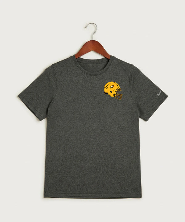 Dover-Eyota High School Football (Boys) - Dark Smoke Heather Nike Youth Swoosh Sleeve rLegend Tee NKDX8787