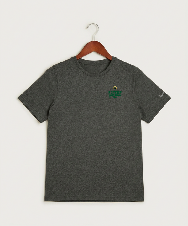 Ashwaubenon High School Soccer (Boys) - Dark Smoke Heather Nike Youth Swoosh Sleeve rLegend Tee NKDX8787