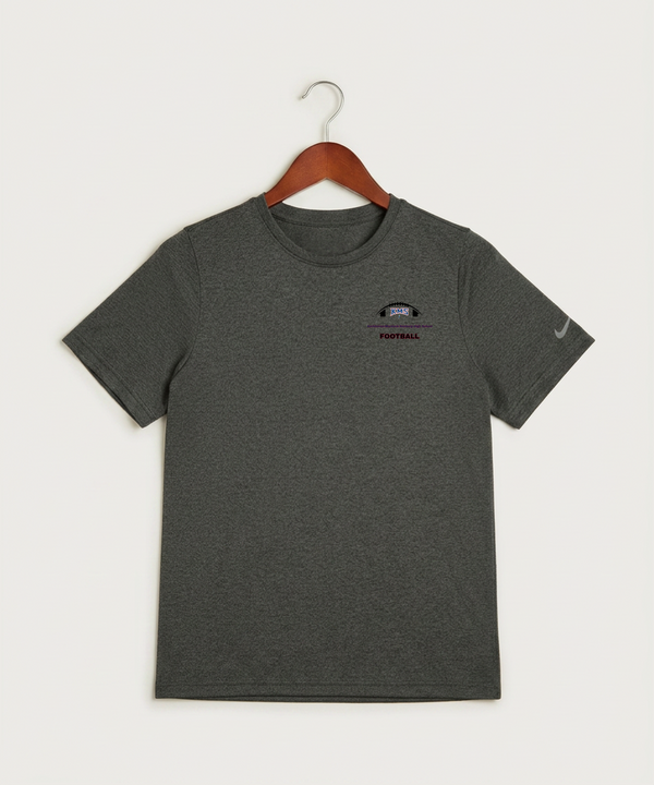 Kerkhoven-Murdock-Sunburg High School Football (Boys) - Dark Smoke Heather Nike Youth Swoosh Sleeve rLegend Tee NKDX8787